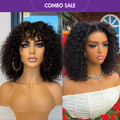 2 For 1 | Water Wave Glueless+Deep Curly Glueless 5x5 Closure Lace Wig
