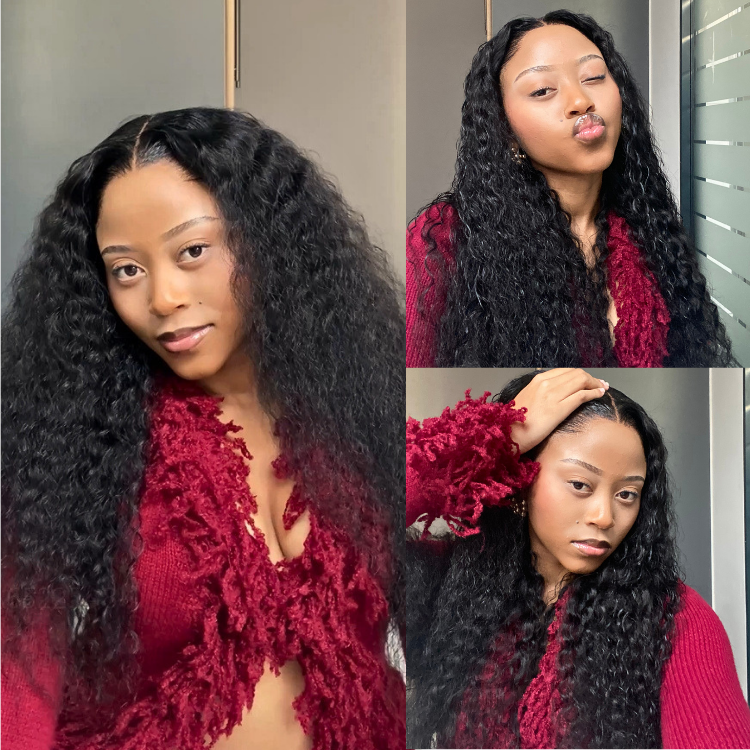 [kungawo.gwayi]'s Special Link Pre-do Lagos Hairline Flexi Fit Invisi Drawstring Cap 200% Density Water Wave Glueless 13x4 Frontal HD Lace Wig Pre-Cut Lace