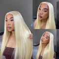 [vanessaablant]'s Special Link PreMax Wigs - 180% Density Easily Redyed 613 Silky Straight 5x5 Closure HD Lace Glueless Mid Part Long Wig Pre-cut & Plucked & Bleached