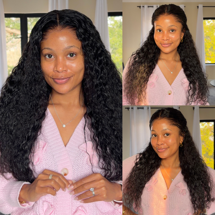 [sthabilemarnitz]'s Special Link Pre-do Lagos Hairline Flexi Fit Invisi Drawstring Cap 200% Density Water Wave Glueless 13x4 Frontal HD Lace Wig Pre-Cut Lace