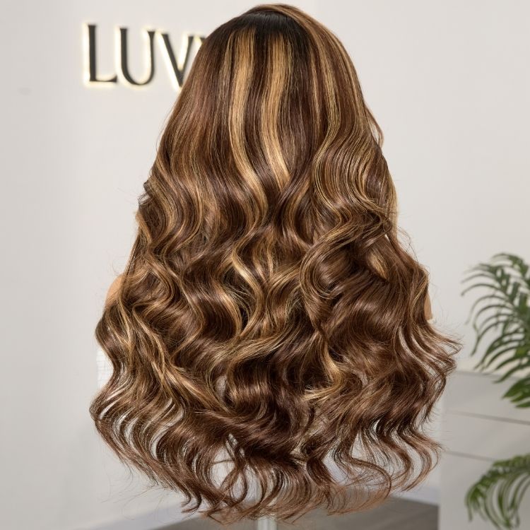 Worth | Honey Blonde Highlight Body Wave Glueless Glueless Lace Wig