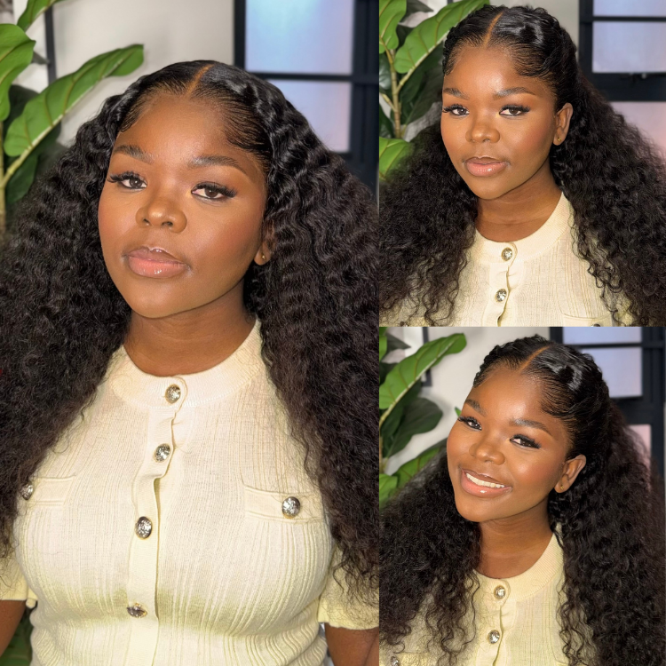 [ndindi_xx]'s Special Link Pre-do Lagos Hairline Flexi Fit Invisi Drawstring Cap 200% Density New Fummi Curly Glueless 13x4 Frontal Lace Wig Pre-Cut Lace