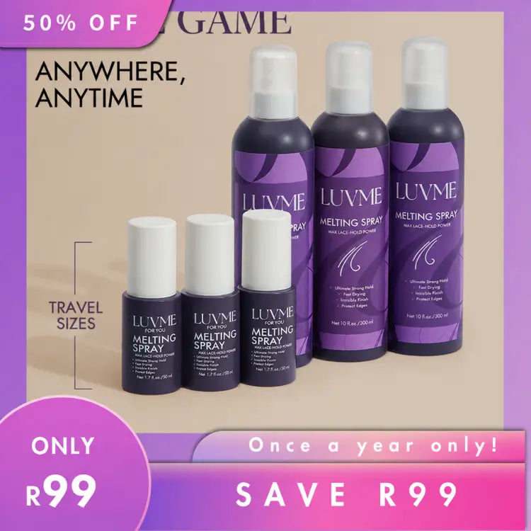 SA Only | SOUTHKISS Perimeter Wig Invisible Lace Glue Spray - Ultra-Strong Hold & Quick-Dry & Featherlight Formula & Invisible Bonding