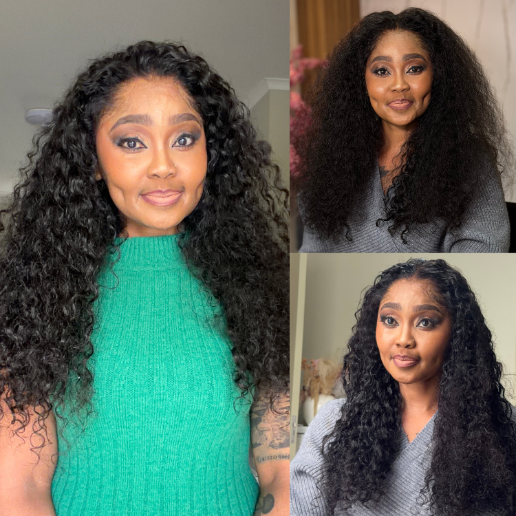 [mimo_mokgosi]'s Special Link Pre-do Lagos Hairline Flexi Fit Invisi Drawstring Cap 200% Density Water Wave Glueless 13x4 Frontal HD Lace Wig Pre-Cut Lace