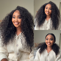 [mimo_mokgosi]'s Special Link PreMax Wigs | Flexi-Fit Invisi Drawstring Cap 360 Lace HD Lace Natural Black & Brown Highlights Water Wave Wig Pre-Cut Lace
