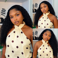 [_zimkhitha]'s Special Link Pre-do Lagos Hairline Flexi Fit Invisi Drawstring Cap 200% Density Water Wave Glueless 13x4 Frontal HD Lace Wig Pre-Cut Lace