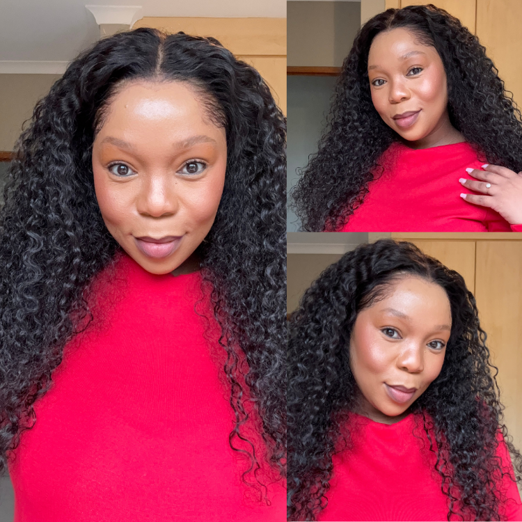 [lesegokhoza_official]'s Special Link Pre-do Lagos Hairline Flexi Fit Invisi Drawstring Cap 200% Density Water Wave Glueless 13x4 Frontal HD Lace Wig Pre-Cut Lace