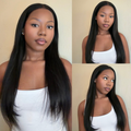 [lwaziiduma]'s Special Link PreMax Wigs - Flexi-Fit Silky Straight Invisi Drawstring Cap & HD Lace & Regular Lace Glueless 13x4 Frontal Lace Human Hair Wig Pre-Cut Lace