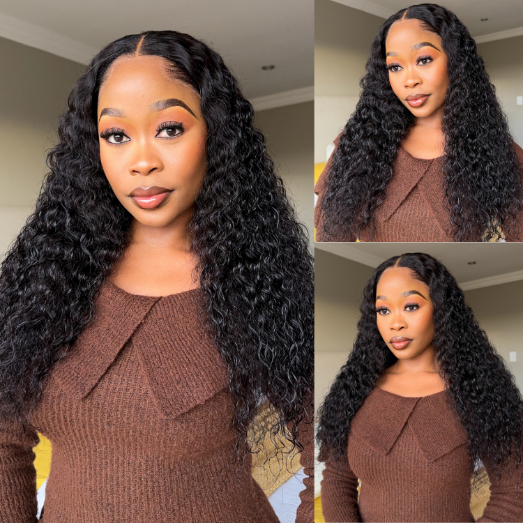 [lerato__mhlanga]'s Special Link Pre-do Lagos Hairline Flexi Fit Invisi Drawstring Cap 200% Density New Fummi Curly Glueless 13x4 Frontal Lace Wig Pre-Cut Lace