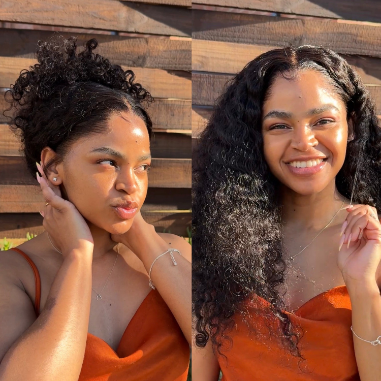 [tshego_chale]'s Special Link Pre-do Lagos Hairline Flexi Fit Invisi Drawstring Cap 200% Density New Fummi Curly Glueless 13x4 Frontal Lace Wig Pre-Cut Lace