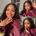 [_mee.mieee]'s Special Link Pre-do Lagos Hairline Flexi Fit Invisi Drawstring Cap 200% Density Water Wave Glueless 13x4 Frontal HD Lace Wig Pre-Cut Lace