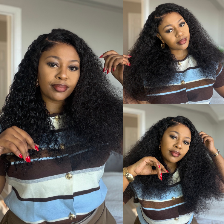 [zar_ntseto]'s Special Link Pre-do Lagos Hairline Flexi Fit Invisi Drawstring Cap 200% Density Water Wave Glueless 13x4 Frontal HD Lace Wig Pre-Cut Lace