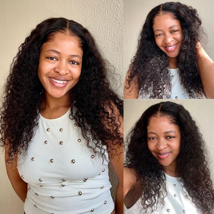 [u_thandohadebe]'s Special Link Pre-do Lagos Hairline Flexi Fit Invisi Drawstring Cap 200% Density New Fummi Curly Glueless 13x4 Frontal Lace Wig Pre-Cut Lace