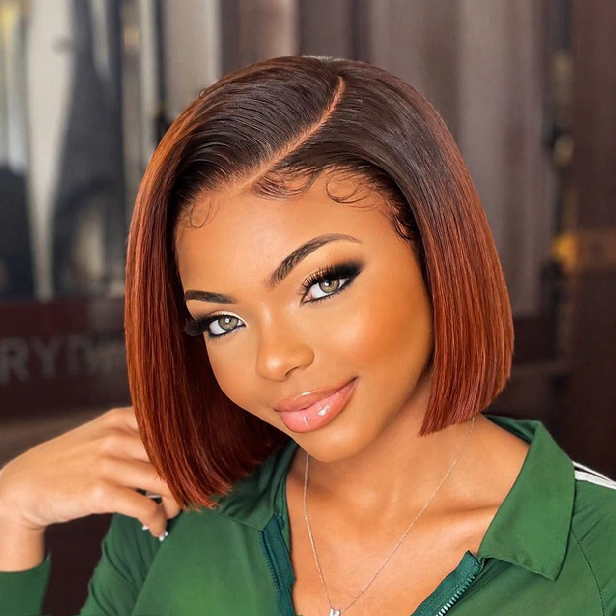 Outlet | Ombre Brown Glueless Bob Wig