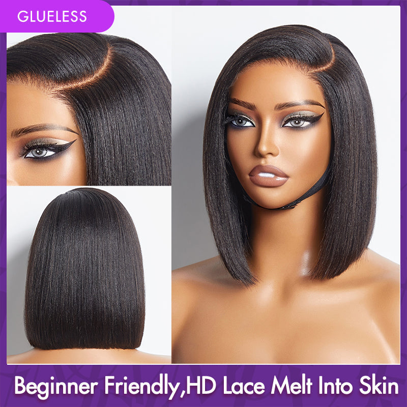 Outlet | Ultra Yaki C Part Bob Wig 100% Human Hair