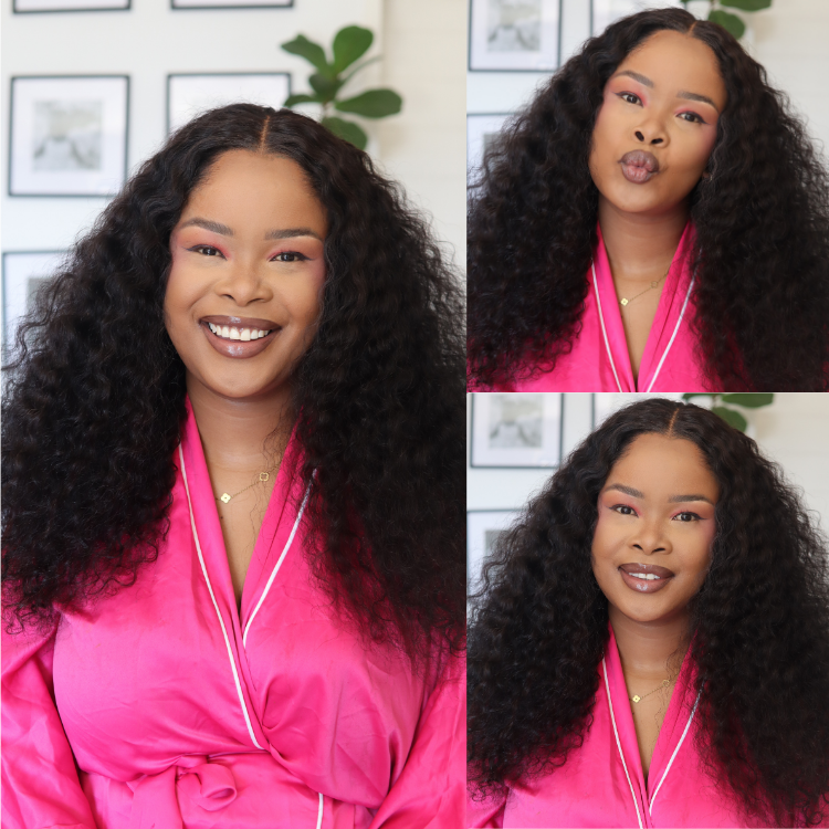 [_tumi.n]'s Special Link Pre-do Lagos Hairline Flexi Fit Invisi Drawstring Cap 200% Density New Fummi Curly Glueless 13x4 Frontal Lace Wig Pre-Cut Lace