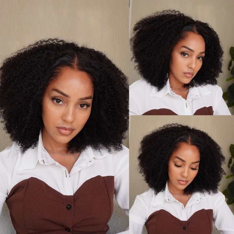 [morgantasneem]'s Special Link Pre-do Lagos Hairline Flexi Fit Invisi Drawstring Cap 250% Density Natural Black Jerry Curl Glueless 13x4 Frontal HD Lace 14 inches Wig Pre-Cut Lace