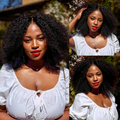 [zii_molepo]'s Special Link Pre-do Lagos Hairline Flexi Fit Invisi Drawstring Cap 250% Density Natural Black Jerry Curl Glueless 13x4 Frontal HD Lace 14 inches Wig Pre-Cut Lace