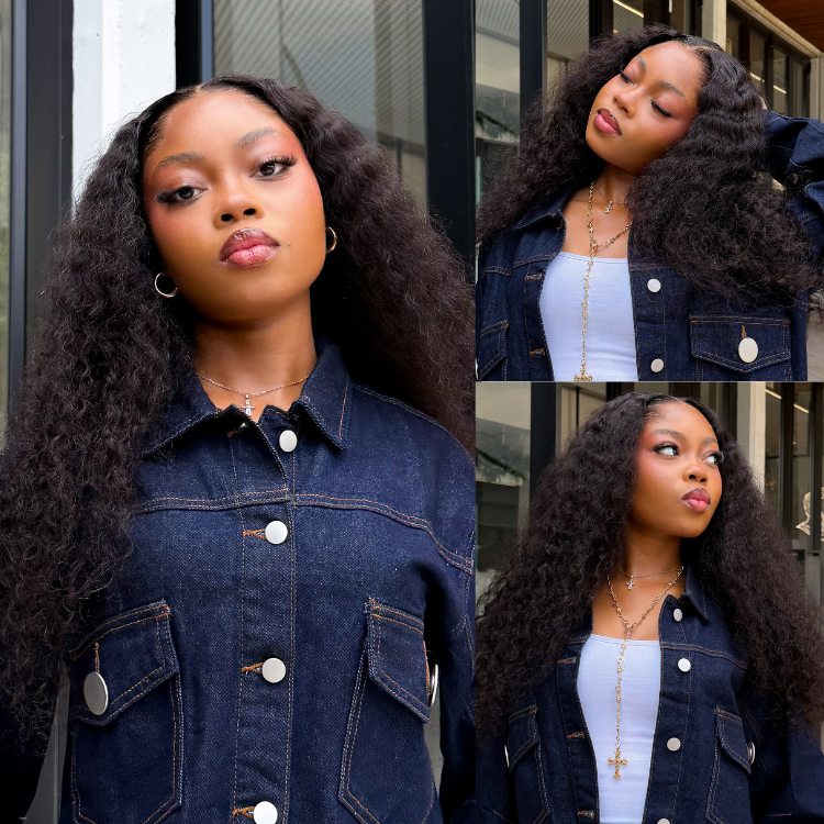 [Mvelo.k]'s Special Link Pre-do Lagos Hairline Flexi Fit Invisi Drawstring Cap 200% Density New Fummi Curly Glueless 13x4 Frontal Lace Wig Pre-Cut Lace