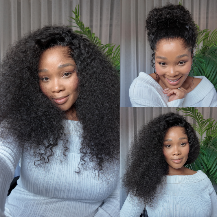 [millymashile]'s Special Link Pre-do Lagos Hairline Flexi Fit Invisi Drawstring Cap 200% Density Water Wave Glueless 13x4 Frontal HD Lace Wig Pre-Cut Lace