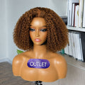 Flash Sale-Brown Middle Part Curly 5x5 Lace Wig