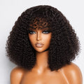 Worth | Go Natural Ease | Soft Kinky Curly Glueless Minimalist Lace Wig With Bangs Ready to Go