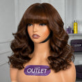 Worth | Dark Brown Loose Wave Glueless Minimalist Lace Wig