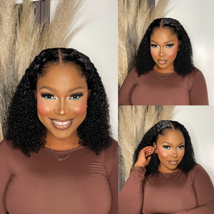 [nokuthula_prettynox]'s Special Link Pre-do Lagos Hairline Flexi Fit Invisi Drawstring Cap 250% Density Natural Black Jerry Curl Glueless 13x4 Frontal HD Lace 14 inches Wig Pre-Cut Lace