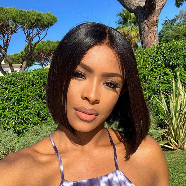 Worth I 2x6 Closure Lace Bob Wig 100% Human Hair