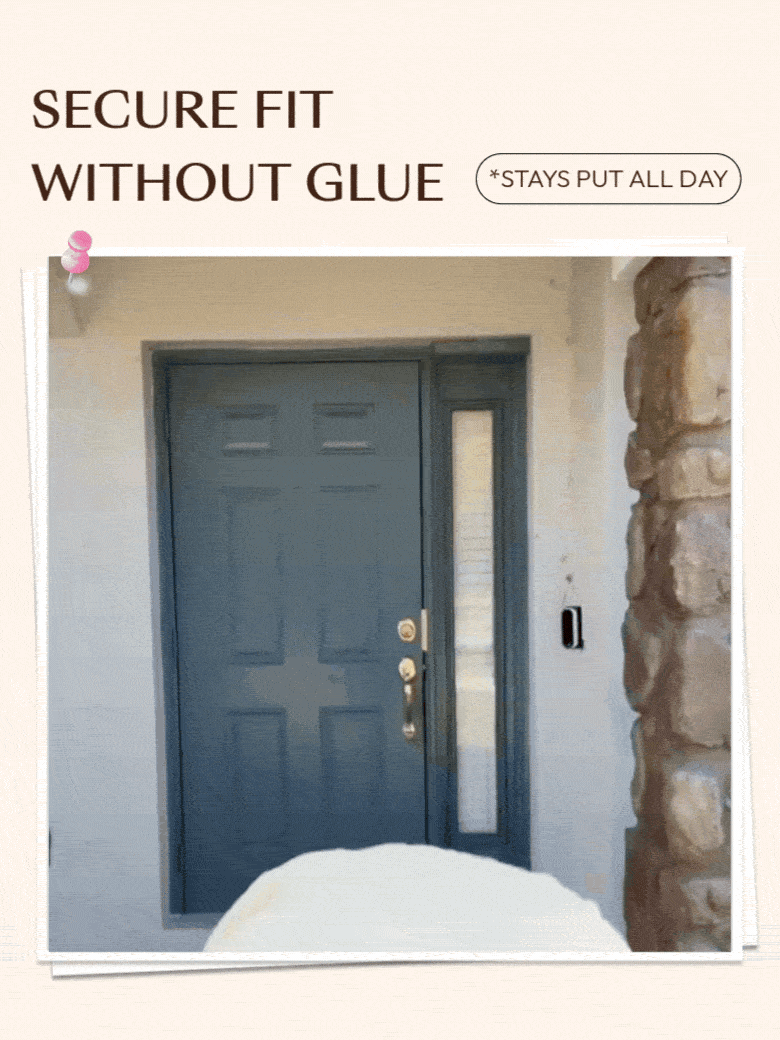 The UNice 13x4 Bye Bye Slip Lace Frontal Bronde Color With Honey Blonde Highlights Water image highlights SECUREFIT, WITHOUTGLUE, *STAYSPUTALLDAY, a picture of a door.