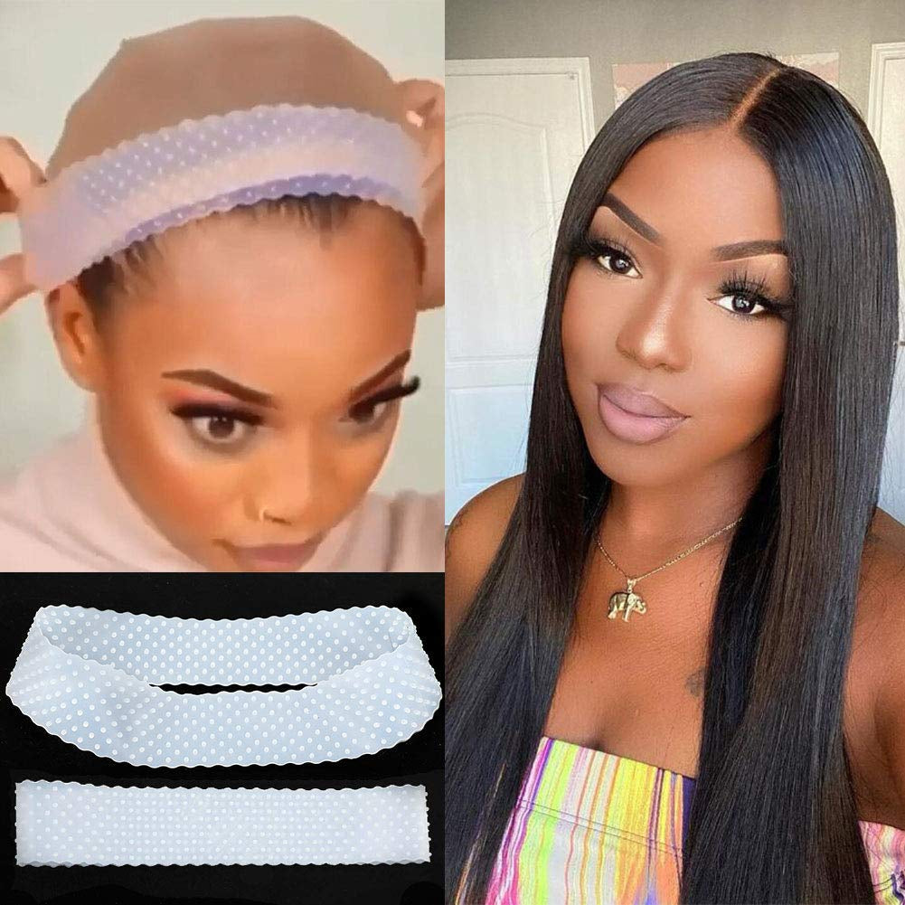 3Pcs Silicone Wig Grip Headband | Non Slip Headband