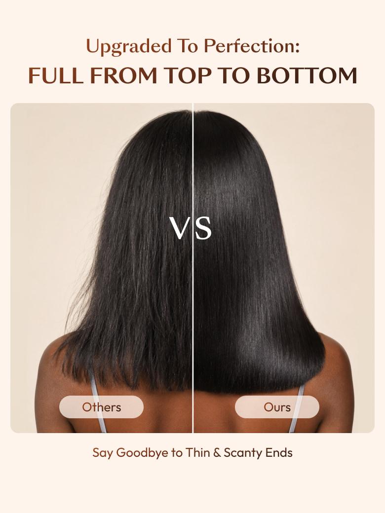 UNice 7x5 Bye Bye Slip™ Glueless Lace Black Yaki & Pre Layered Yaki Bob Bleached Knots Drawstring Wig