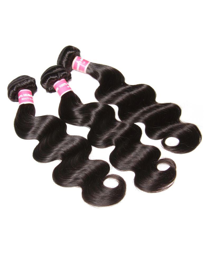 The UNice 3 Pcs Brazilian Body Wave Bundles - Full Install Ready, 100% Virgin Soft Human product image shows visible product details.