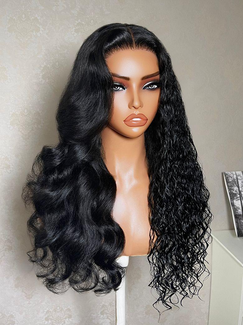 UNice Body Wave to Water Wave Wig Bye-Bye Slip™ 7×5 Lace Closure Glueless Everyday Two-In-One Wave Transformation