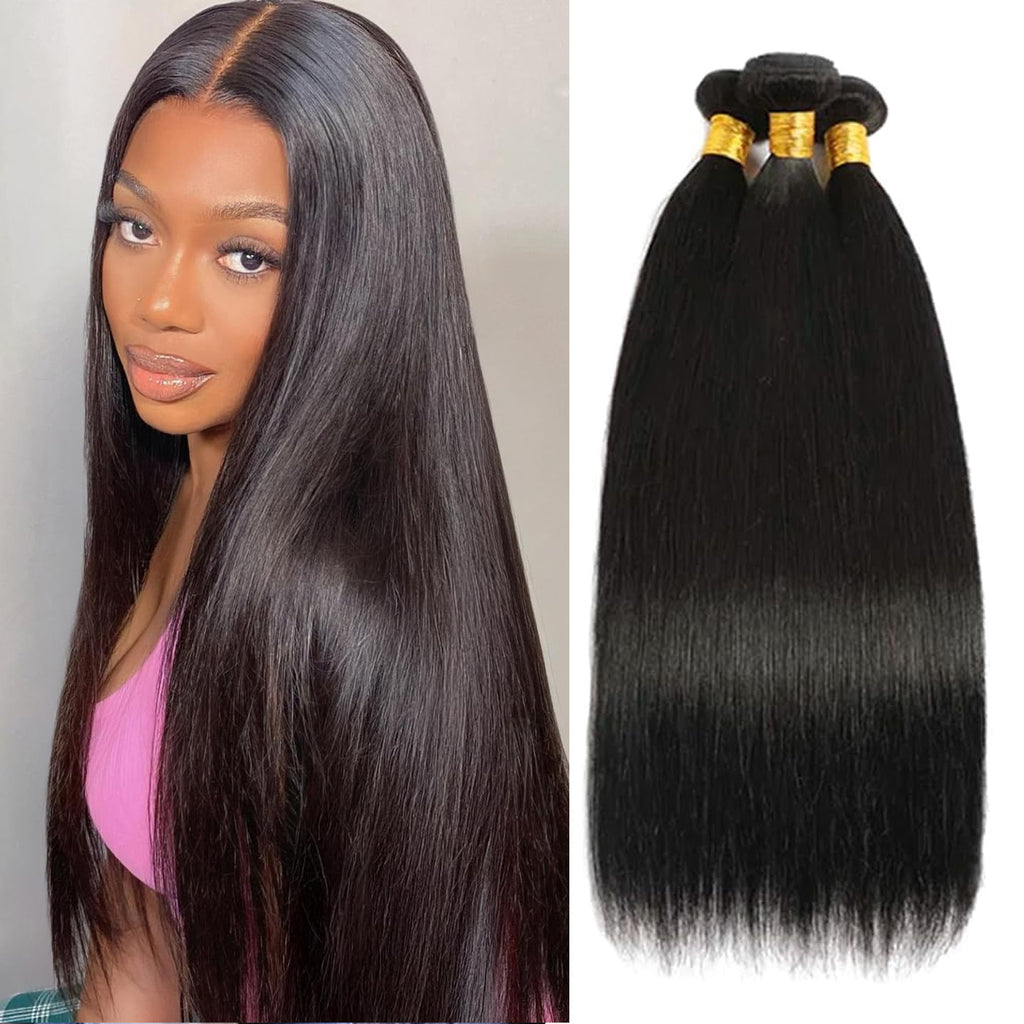 15A Brazilian Hair 3pcs Double Drawn Straight 100% Virgin Human Hair Bundles