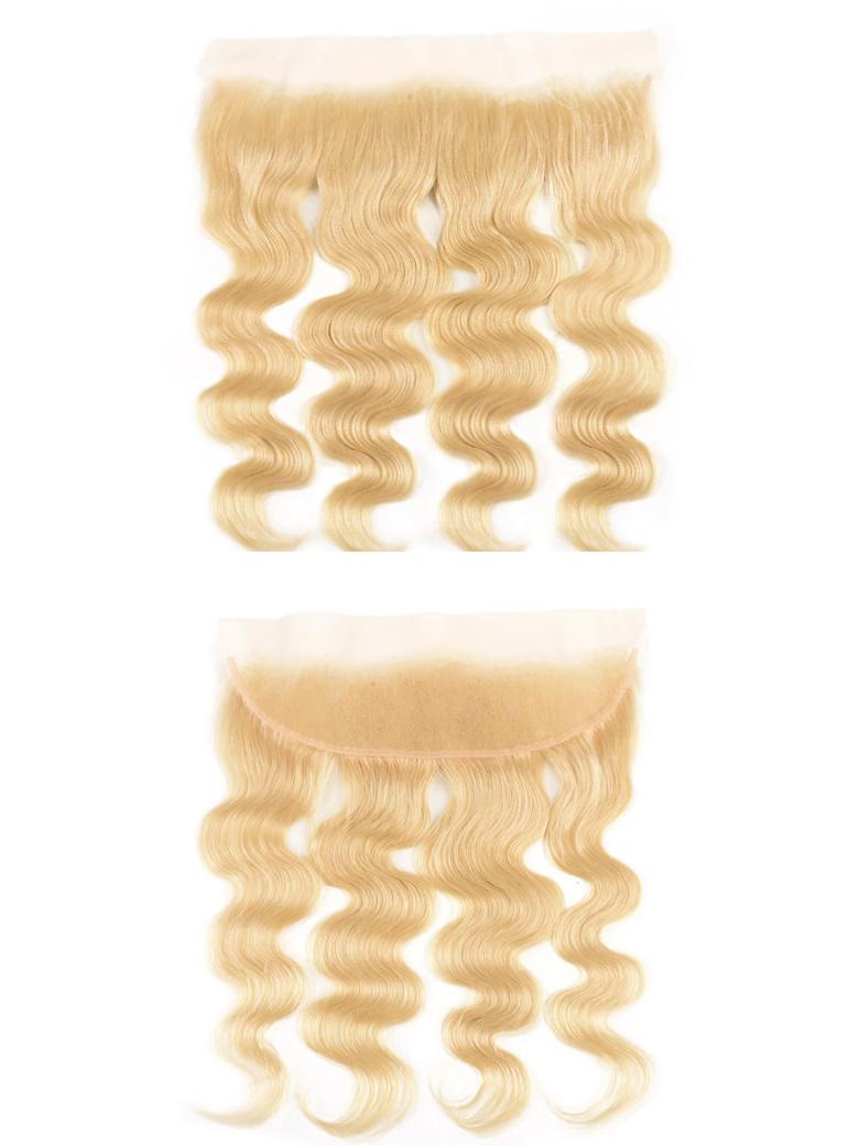 The UNice Hair 613 Blonde Body Wave Hair 13x4 Lace Frontal detail image shows blonde blonde body wave frontal closure closure closure closure closure closure closure.