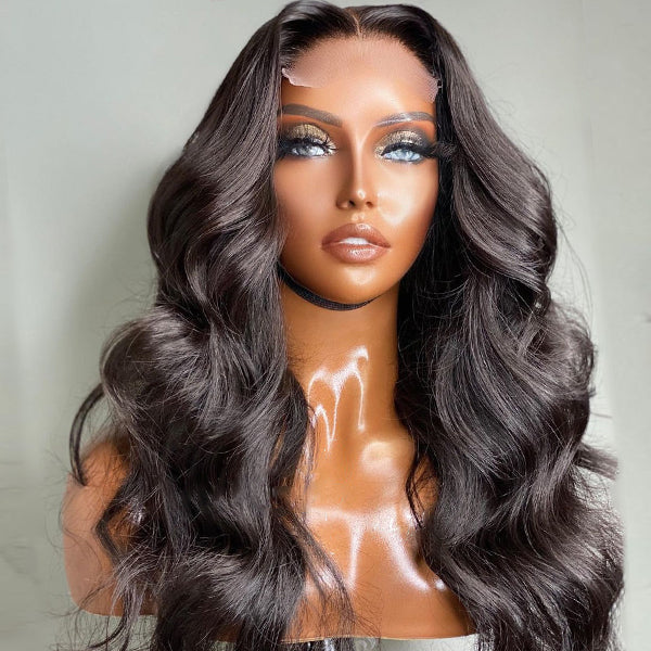 Worth | Super Easy Natural Black Body Wave 5x5 Closure Lace Glueless Wig