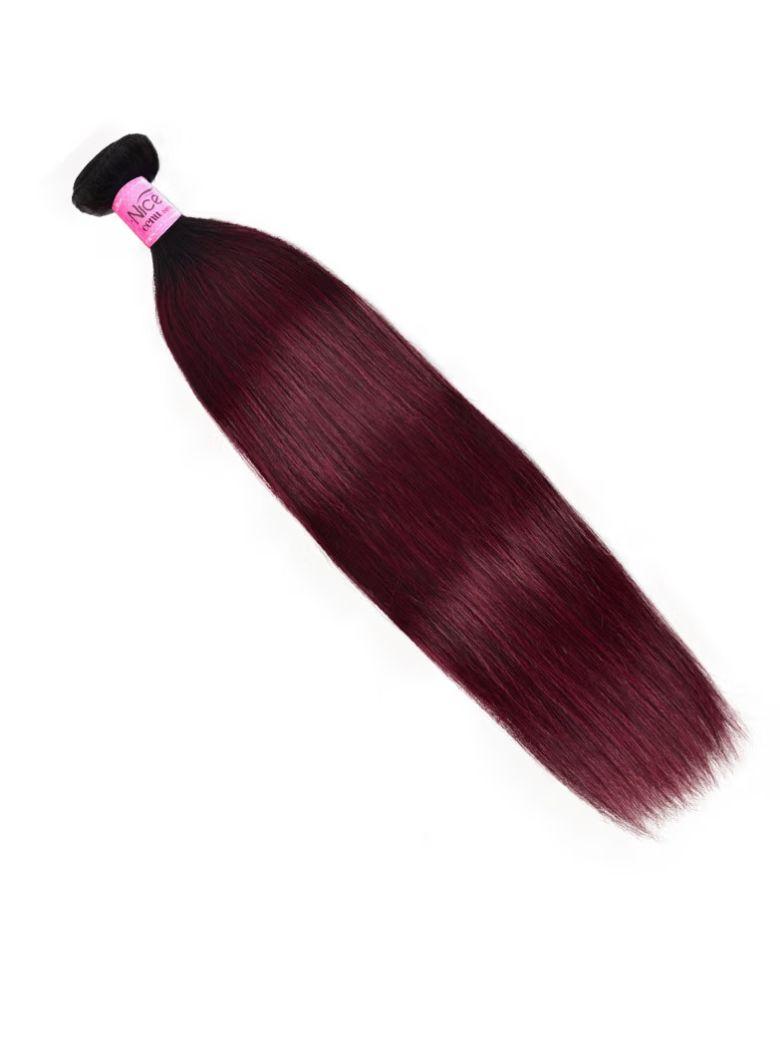 The UNice Hair High Quality Novel #TB99J Straight & Body Wave Virgin Hair 1 Bundle for product image shows brazilian virgin hair bundles straight straight straight hair.