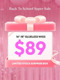 The UNICE $89 Surprise Box Randomly Get 22''-30'' 13x4 Pre-Everything wig Value $329-$499 image highlights 10th Anniversary Unbeatable Deals, 22"-3013X4PREEVERYTHING.