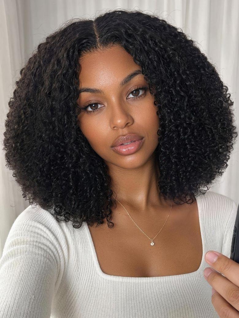 UNice 4A/4B Inspired Curly Bob Bye-Bye Slip™ 7x5 Lace Beginner-Friendly Glueless Wig
