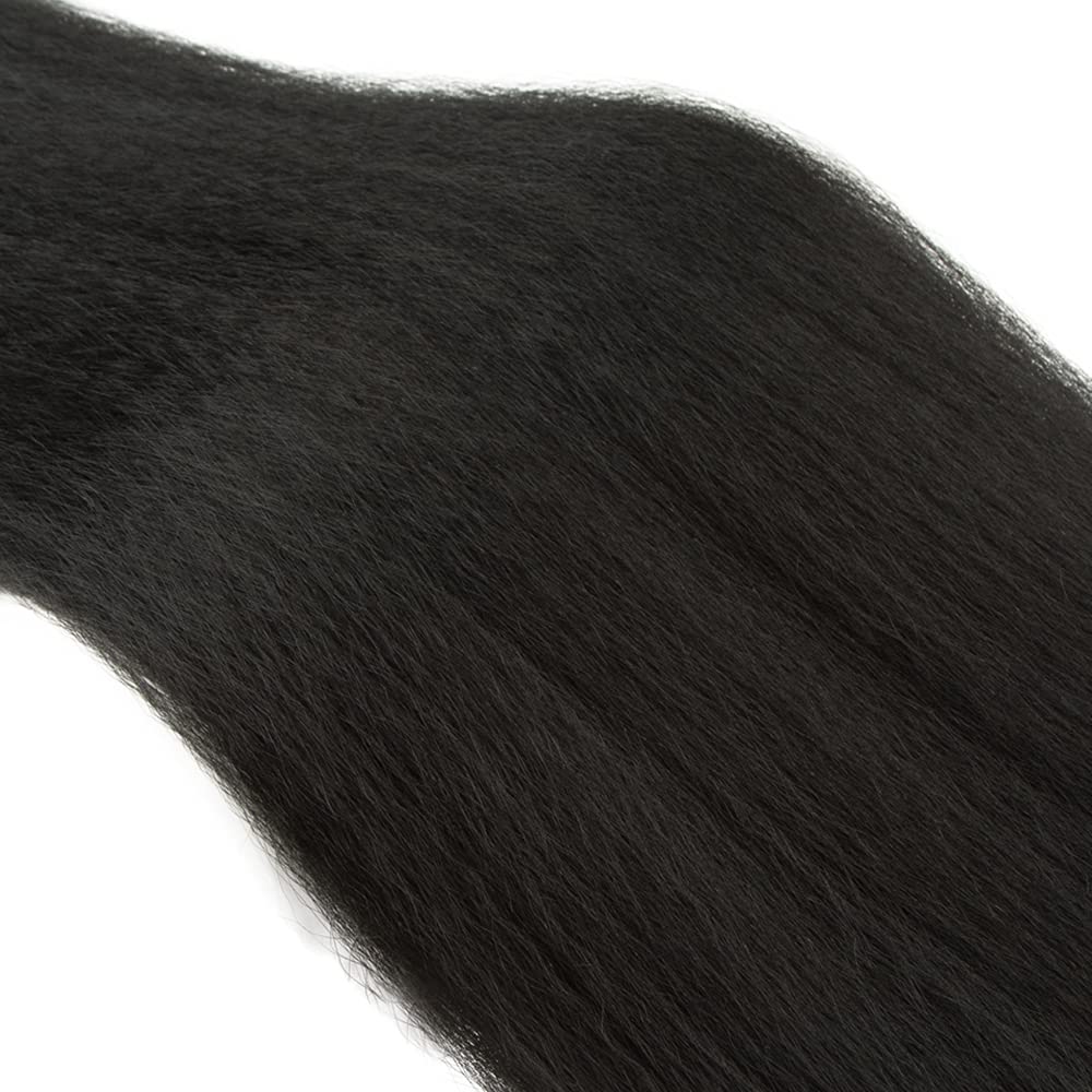 10A Kinky Straight Brazilian Hair 3 Bundles Virgin Human Hair Extensions Sew In Weave