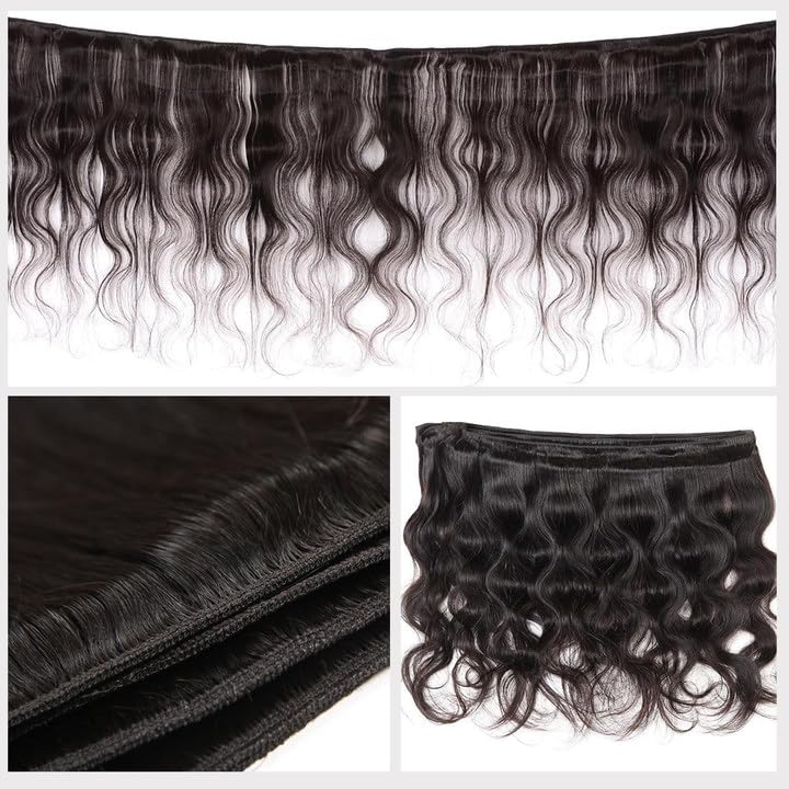 Brazilian Hair 3pcs Body Wave 100% Virgin Human Hair Bundles 10A