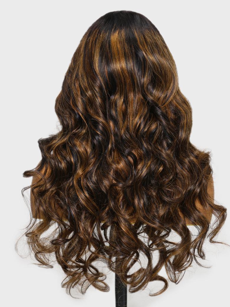 Bye Bye Knots Wig 7x5 Glueless Lace Balayage Highlight Body Wave Wig