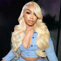 613 Blonde Body Wave Lace Front Wigs 13*4 Frontal Brazilian Human Hair