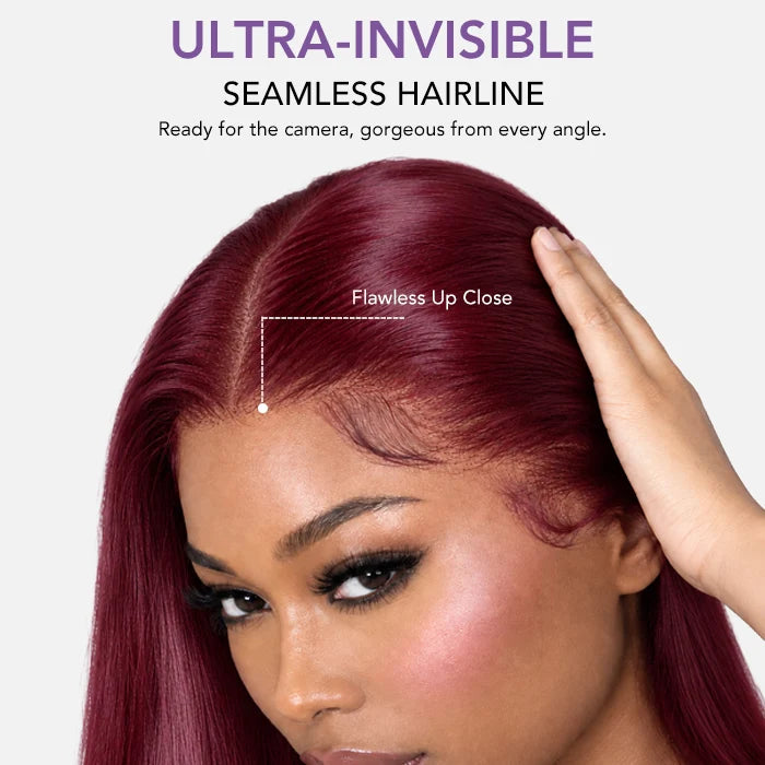 99J Color Wig 13x4 Frontal Lace Human Hair Wigs