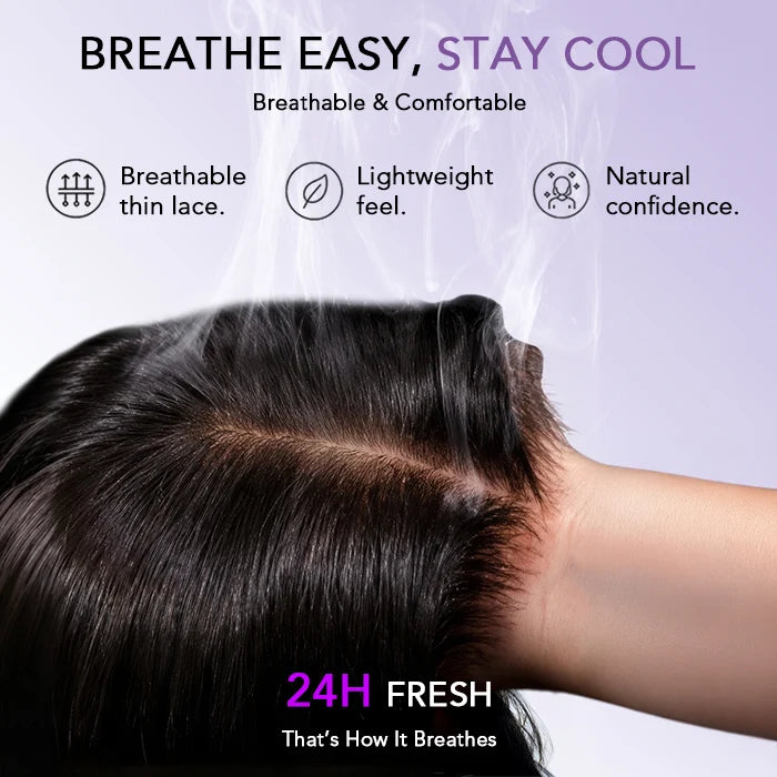 Glueless 4x4 Lace Deep Wave Wigs 100% High Quality Virgin Human Hair Wigs Pre Plucked