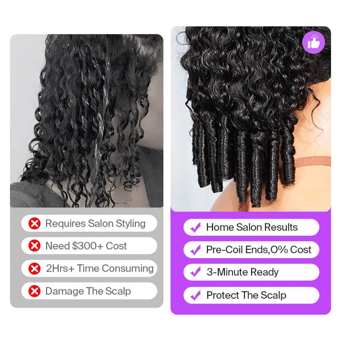 Burmese Curly Glueless Wig Bleached Knots 13x4 Lace Front Wear Go Wig With Flexible Fit Drawstring 220% Density