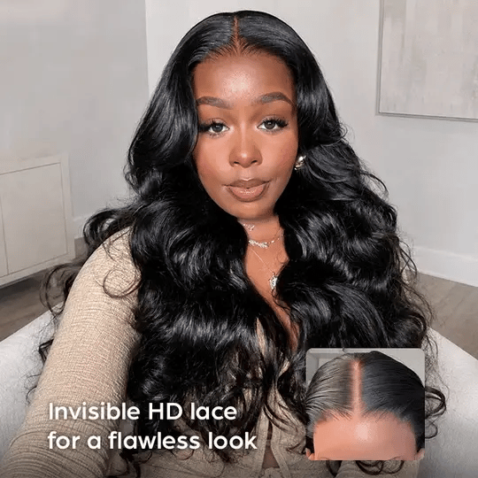 Drawstring 13x6 Loose Body Wave Frontal Wig Lace Human Hair Pre Everything Wigs 180% Density