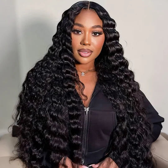 Loose Deep Wave 13x4 Frontal Lace 100% Human Hair Wig