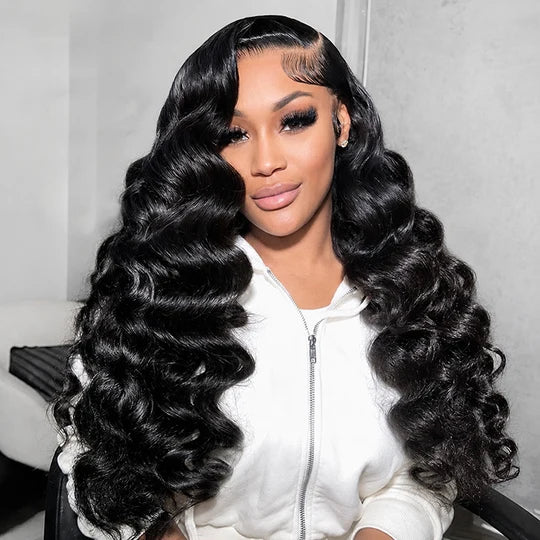 Loose Deep Wave 13x4 Frontal Lace 100% Human Hair Wig